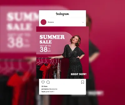 صورة العمل تصميم بوست سوشيال ميديا احترافي مخصص لمجالك