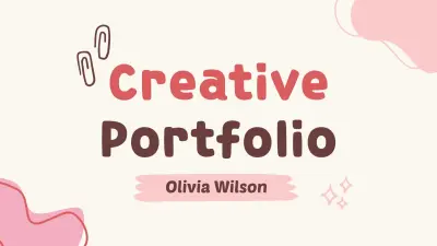 تصميم Portfolio احترافي لعرض المشاريع والأعمال