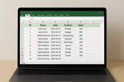 إدخال البيانات إلى Excel وتنسيقها بشكل منظم واحترافي