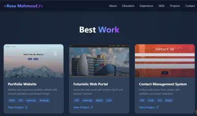 تصميم Portfolio