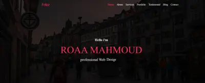اصلاح مشكله في صفحة html,css