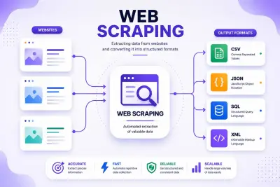 هبني لك سكريبت Python لأتمتة استخراج وتنظيف البيانات (Web Scraping)