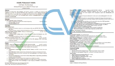 كتابة وتصميم سيرة ذاتية CV احترافية متوافقة مع ATS