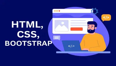 سأصمم لك بورتفوليو احترافي ومتجاوب باستخدام HTML وCSS وBoots