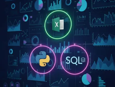تحليل البيانات واستخلاص الرؤى وإعداد تقارير احترافية باستخدام Excel, SQL, Python