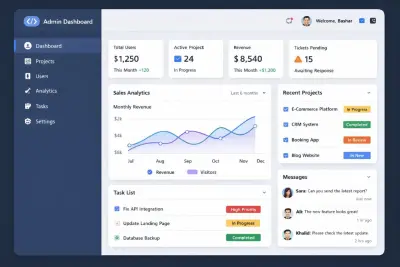 سأبرمج لك موقع او نظام مخصص باحترافية عالية حسب طلبك