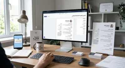 تصميم وبناء سيرة ذاتية احترافية باللغتين العربية والإنجليزية