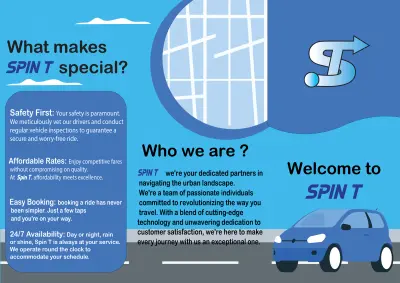 تصميم brochure مبتكر و ابداعي ( 3 اوجه)