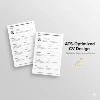 تصميم سيرة ذاتية (CV) احترافية تبرز خبراتك وتلفت انتباه مسؤول التوظيف بنظام ATS
