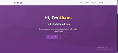 إنشاء موقع شخصى تعريفى Portfolio