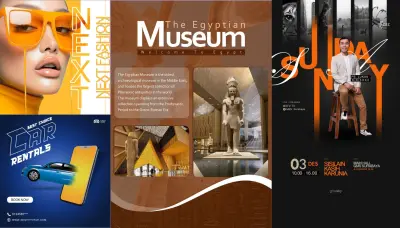 تصميم إعلان أو بوستر احترافي لمنتجك أو خدمتك بأسلوب جذاب