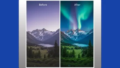 تعديل الوان الصور و الاضاءه