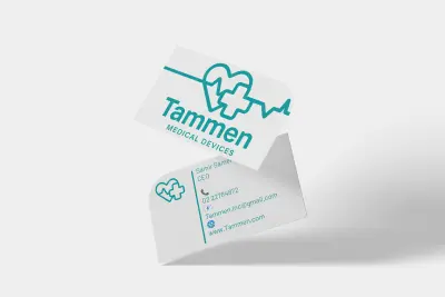 تصميم بيزنيس كارد بطريقه احترافيه