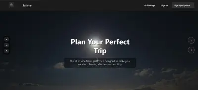 Frontend Website using HTML and CSS