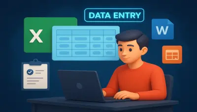 إدخال البيانات بدقة ومهنية علي اكسيل Word, Excel