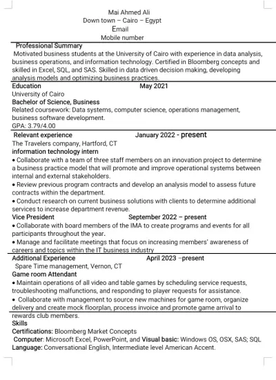 عمل resume