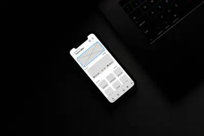 تصميم منخفض الدقة - Low fidelity wireframe