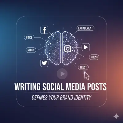 كتابة منشورات سوشيال ميديا تعكس هوية علامتك التجارية