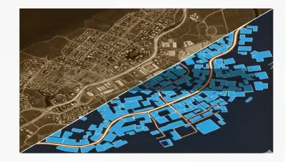 تحويل الخرائط الورقية إلى خرائط رقمية دقيقة باستخدام gis