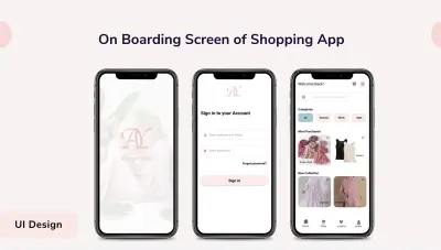تصميم واجهة مستخدم لتطبيق تسوق UI/UX