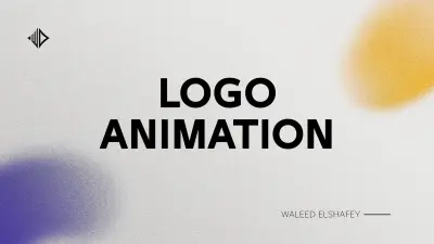 تحريك شعارك باحترافية | Logo Animation Motion Graphics
