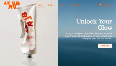واجهة موقع جذابة باستخدام HTML وCSS وTailwind