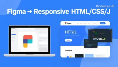 تحويل تصميم Figma أو Adobe XD إلى موقع متجاوب HTML / CSS / JavaScript (صفحة واحدة)