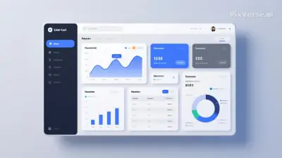 سأقوم بتصميم Dashboard أو لوحة تحكم متجاوبة باحترافية (Frontend Only)