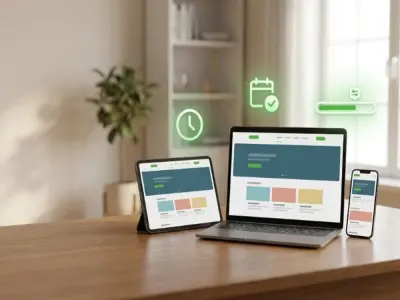 سأقوم بتصميم صفحة هبوط Landing Page متجاوبة وأنيقة