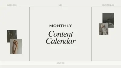 كتابة خطة محتوى تسويقية