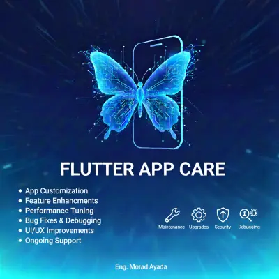 خدمة تعديل وصيانة تطبيق Flutter