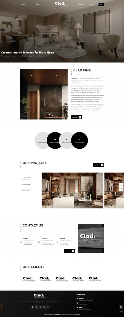 تصميم وبناء مواقع احترافية