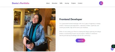 انشاء موقع portfolio فعال وقوي