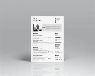 تصميم سيرة ذاتية باللغتين بطريقة احترافية