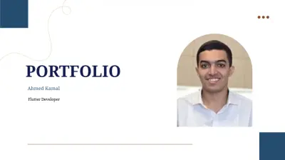 تصميم بورتفوليو احترافي وجذاب (10 شرائح) لعرض مهاراتك بـ 5$ فقط