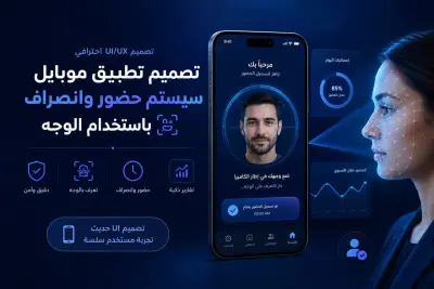 تصميم واجهات مستخدم (UI/UX) احترافية وعصرية لتطبيقات الموبايل والمواقع.