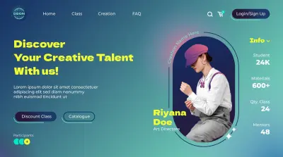 إنشاء صفحة هبوط احترافية واحدة باستخدام HTML و CSS