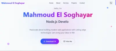تصميم وبرمجة موقع معرض أعمال (Portfolio) احترافي ومتجاوب