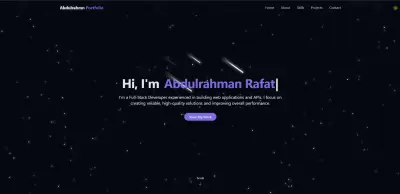 موقع شخصي (Portfolio) يعرض مهاراتك بشكل احترافي وجذاب