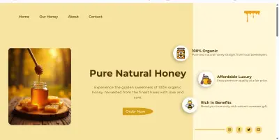 تصميم Landing Page احترافية بـ HTML و CSS