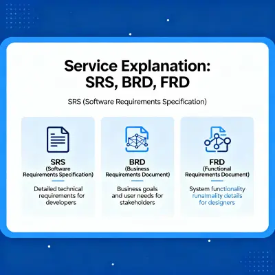 إعداد وتحليل متكامل لمستندات SRS وBRD وFRD بشكل احترافي