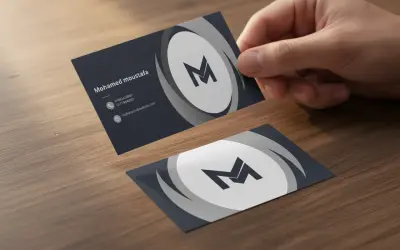 تصميم كارت شخصى