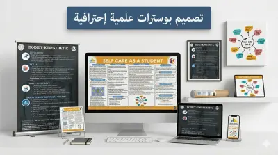 تصميم بوستر علمي احترافي لمشاريع التخرج والمؤتمرات