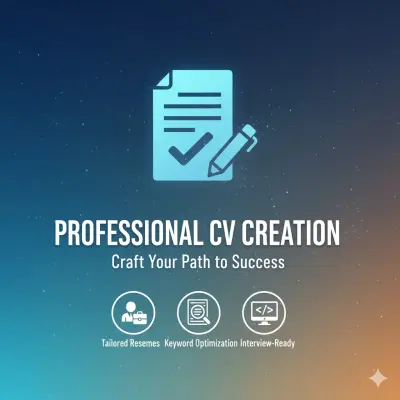 صورة العمل تصميم وإنشاء سيرة ذاتية احترافية (ATS Friendly) بصياغة قوية وجاهزة للتقديم
