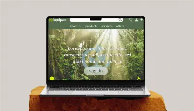 تصميم واجهه مستخدم ui-ux design صفحة home page و صفحة داخلية واحدة