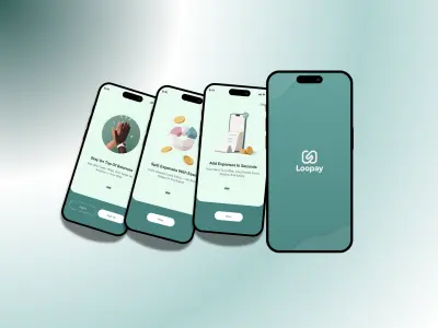 تصميم الترحيب الإعداد الأولى للمستخدم on boaring لتطبيقات هاتف