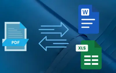 تحويل وتنسيق الملفات (Word و Excel و PDF) في الاتجاهين باحترافية وسرعة فائقة