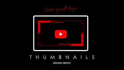 تصميم ثامبنيلز احترافية لليوتيوب (جيمينج / تعليمي / ريأكت / فلوجات)