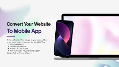 تحويل موقعك إلى تطبيق أندرويد (WebView)