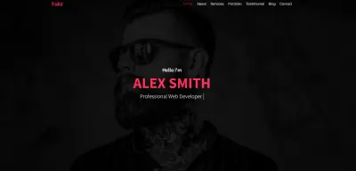 تصميم موقع شخصي احترافي لعرض المهارات والمشاريع باستخدام HTML وCSS